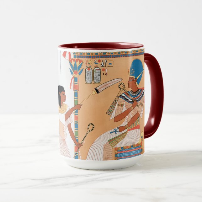 Taza Muñeca de diseño real egipcia (Anverso derecho)