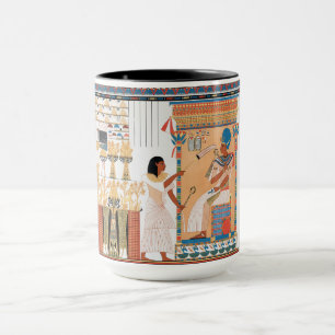 Taza Muñeca de diseño real egipcia
