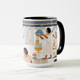 Taza Muñeca de diseño real egipcia