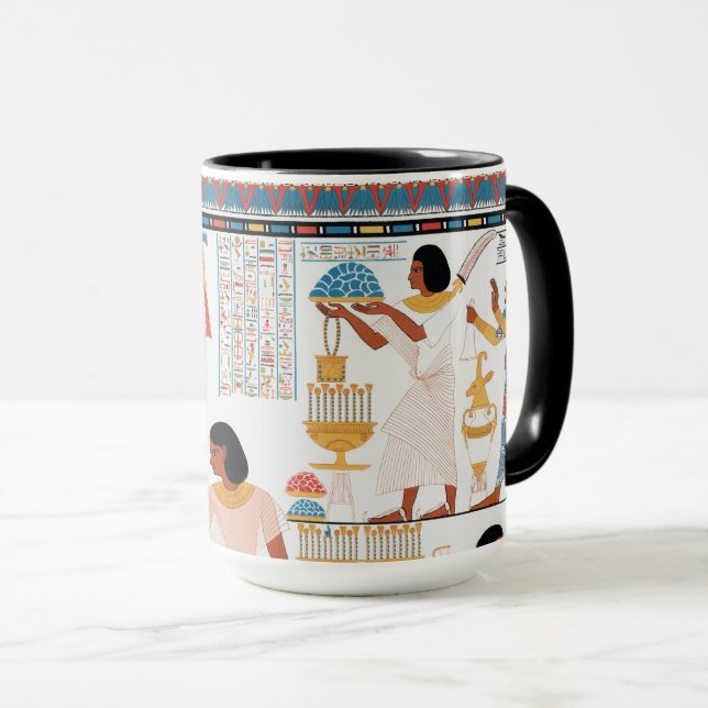 Taza Muñeca de diseño real egipcia (Anverso derecho)