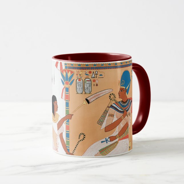 Taza Muñeca de diseño real egipcia (Anverso derecho)