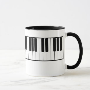 Taza Muñeca de teclado de piano