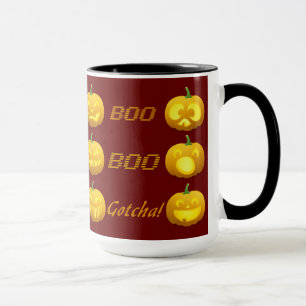 Taza Muñeca Halloween Pumpkins