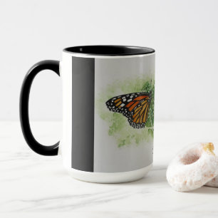 Taza Muñeca mariposa monarca