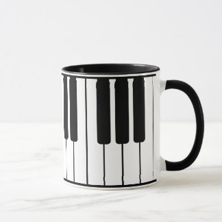 Taza Muñeca musical del teclado del piano
