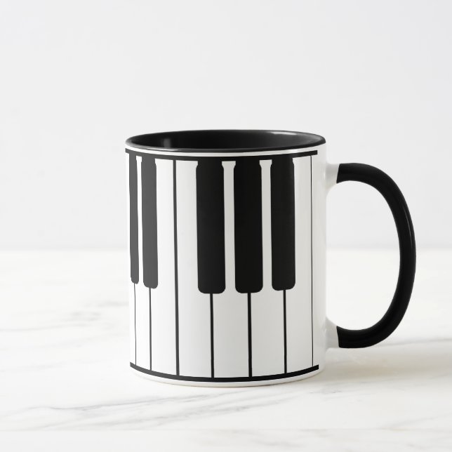 Taza Muñeca musical del teclado del piano (Derecha)