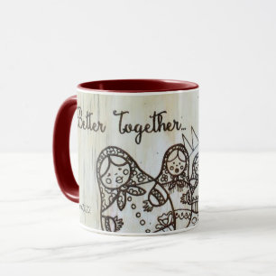 Taza Muñecas anidadas ucranianas de Matroshka