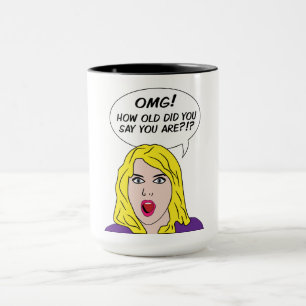 Taza Muñecas RETRO COMICS