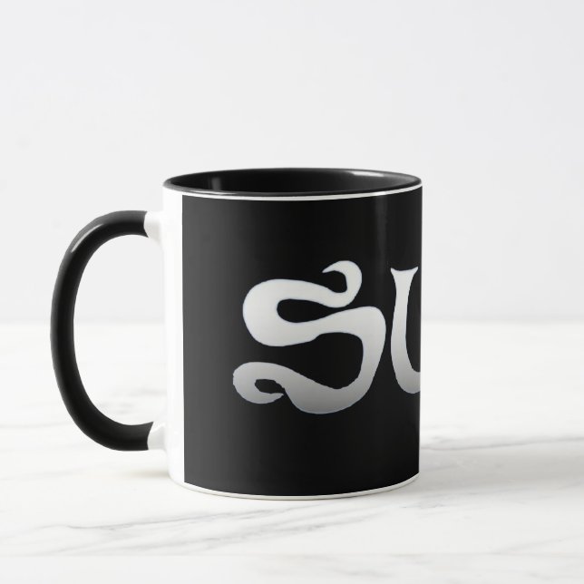 Taza Muñeco combinado negro de Surf (Izquierda)