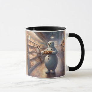 Taza Muñeco de nieve caprichoso reparte muestras de gal