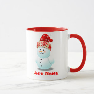 Taza Muñeco de nieve divertido