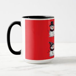 Taza Muñeco de Nieve Gótico