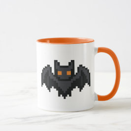 Taza Murciélago Retro de 8 bits