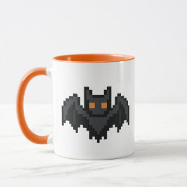 Taza Murciélago Retro de 8 bits