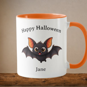Taza Murciélago vampiro de Halloween personalizado