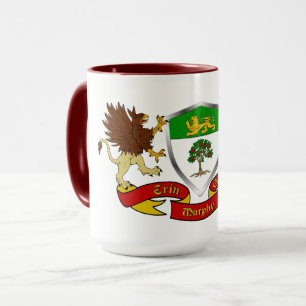 Taza Murphy Irish Coat of Arms Shield Combo Mug