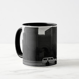 Taza Museo de Bagdad Vintage Iraq 1970 Posavasos