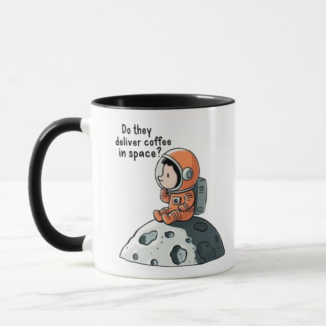 TAZA MUSEO DE CAFÉ ASTRONAUTA EN EL ESPACIO (Izquierda)