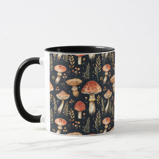 Taza Mushroom mágico del bosque (Izquierda)
