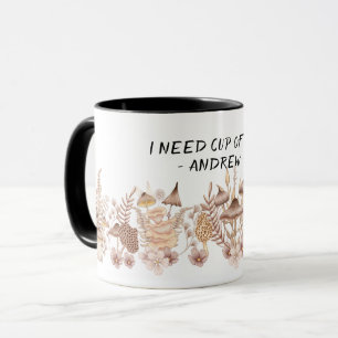 Taza Mushrooms té mug, mística, brujería
