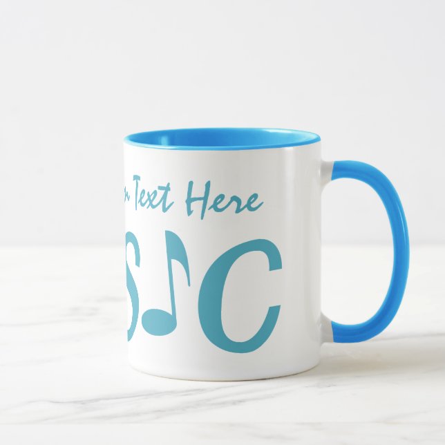Taza MUSIC personalizados mugs (Derecha)