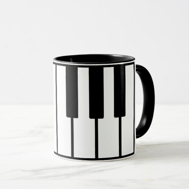 Taza Música de piano (Anverso derecho)