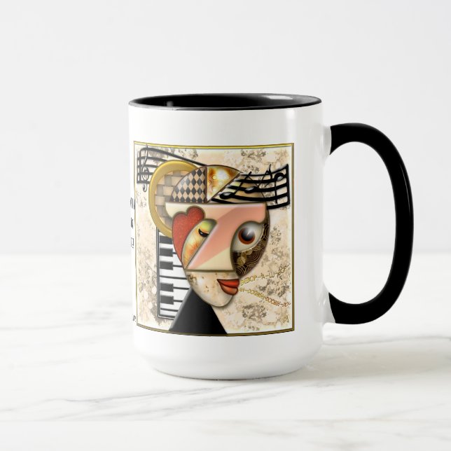Taza Música Funky (Mug Cerámica Personalizada) (Derecha)