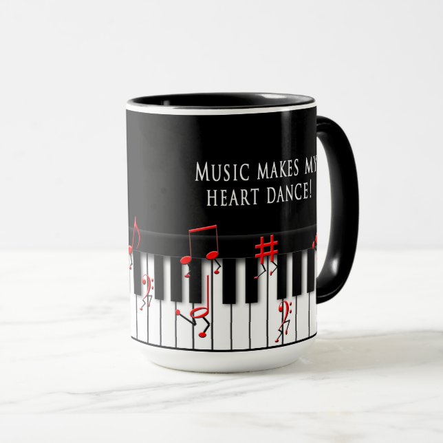 TAZA - música hace que mi corazón baila - baile de (Anverso derecho)