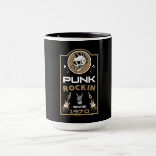 Taza Música Punk Rock Nostalgia Desde 1970