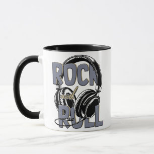 Taza Música Retro de Rock And Roll