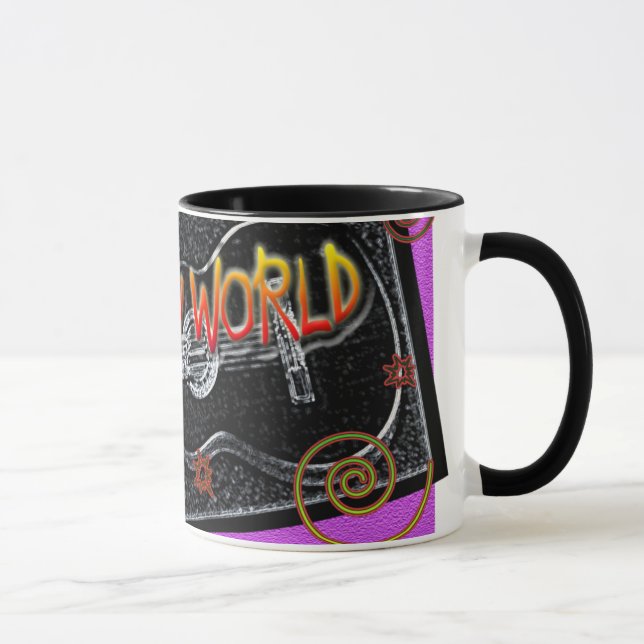 Taza Música "Rock my world" mug (Derecha)