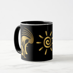 Taza Música Sol Dorado de Arizona Kokopelli