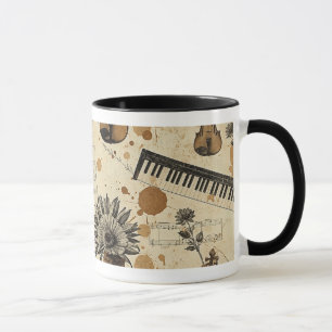 Taza Música Vintage