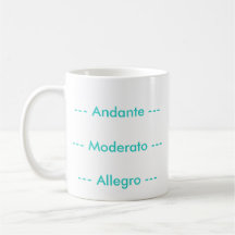 Taza musical de los tempos