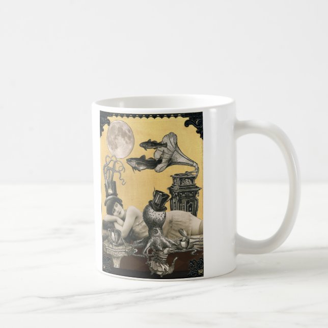 Taza musical del pulpo de Steampunk (Derecha)
