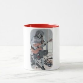 Taza Músico de guitarra zombi Fantasy Art Coffee Mug