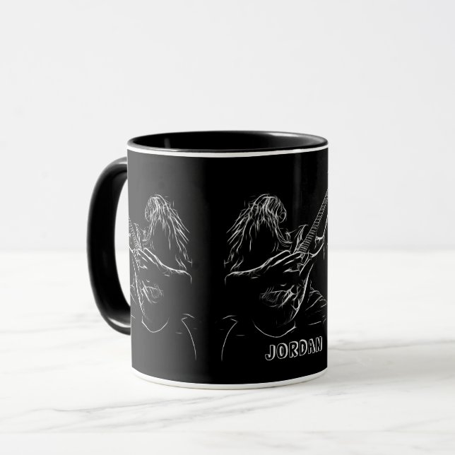 Taza Músico de rock (Anverso izquierdo)