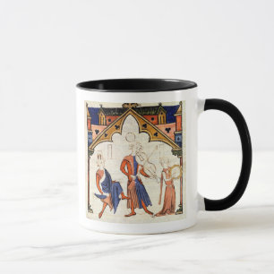 Taza Músicos que juegan una viola y una pandereta