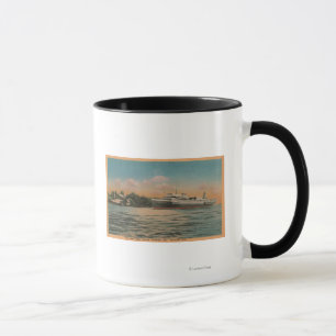 Taza Muskegon, MI - vista de las podadoras de Milwaukee