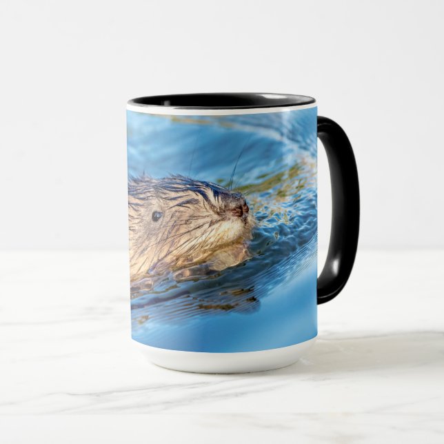 Taza Muskrat en la Reserva Ecológica de las Granjas de  (Anverso derecho)