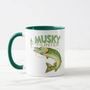 Taza Musky Hunter Fisherman Trendy Design Coffee