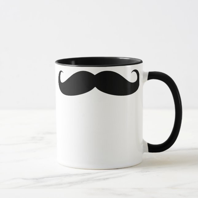 Taza Mustache Café Bebida Mug (Derecha)