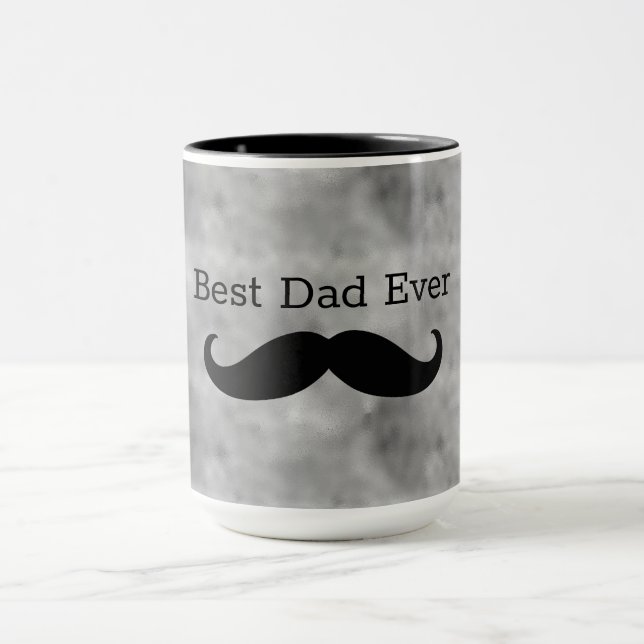 Taza Mustache negro (Centro)