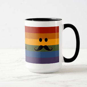 Taza Mustache Pride personalizado mug - elegir estilo