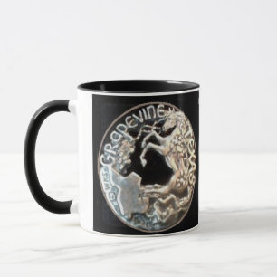 Taza Mustang en Grapevines 11 oz Mug