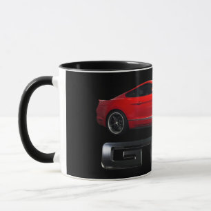 Taza Mustang Red Mug