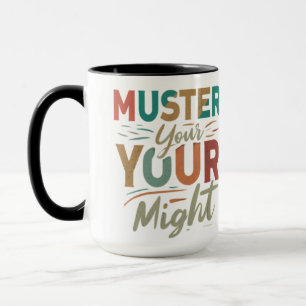 Taza Mustre su poder" Mug 🍺