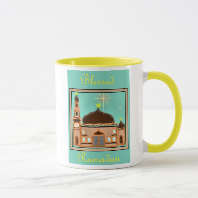 Taza Musulmanes del Ramadán Eid Mubarak islámicos (Derecha)