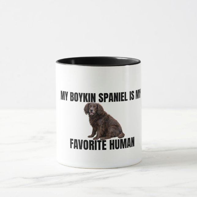 Taza My Boykin Spaniel Is My Favorite Human Mug (Centro)