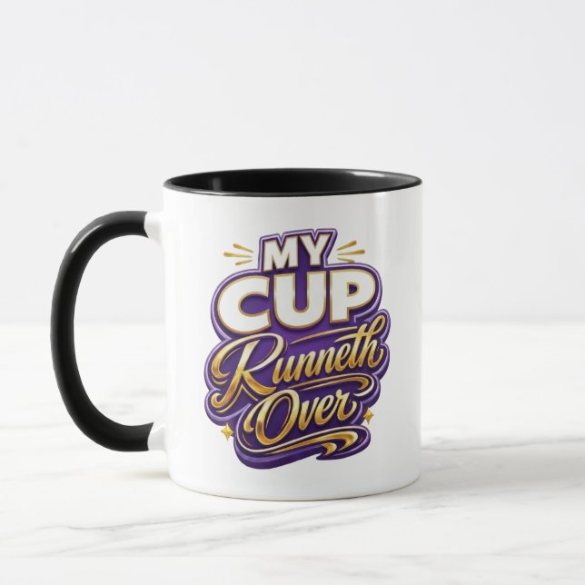 Taza My Cup Runneth Over - Christian (Izquierda)